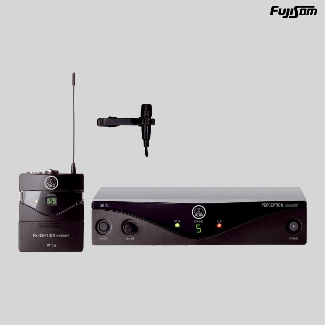 MICROFONE AKG LAPELA PW-45 PRESENTER SET UHF