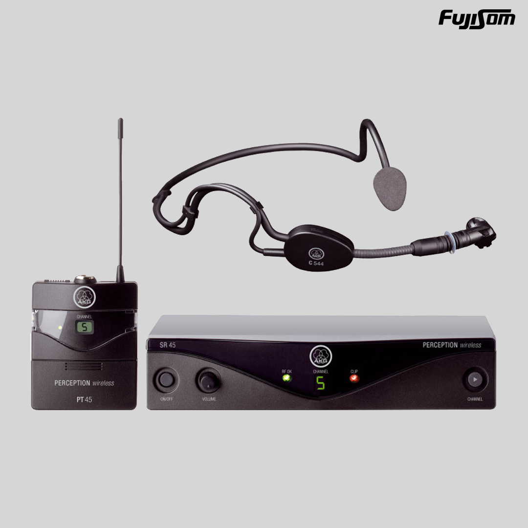 MICROFONE AKG HEADSET PW-45 SPORT SET UHF