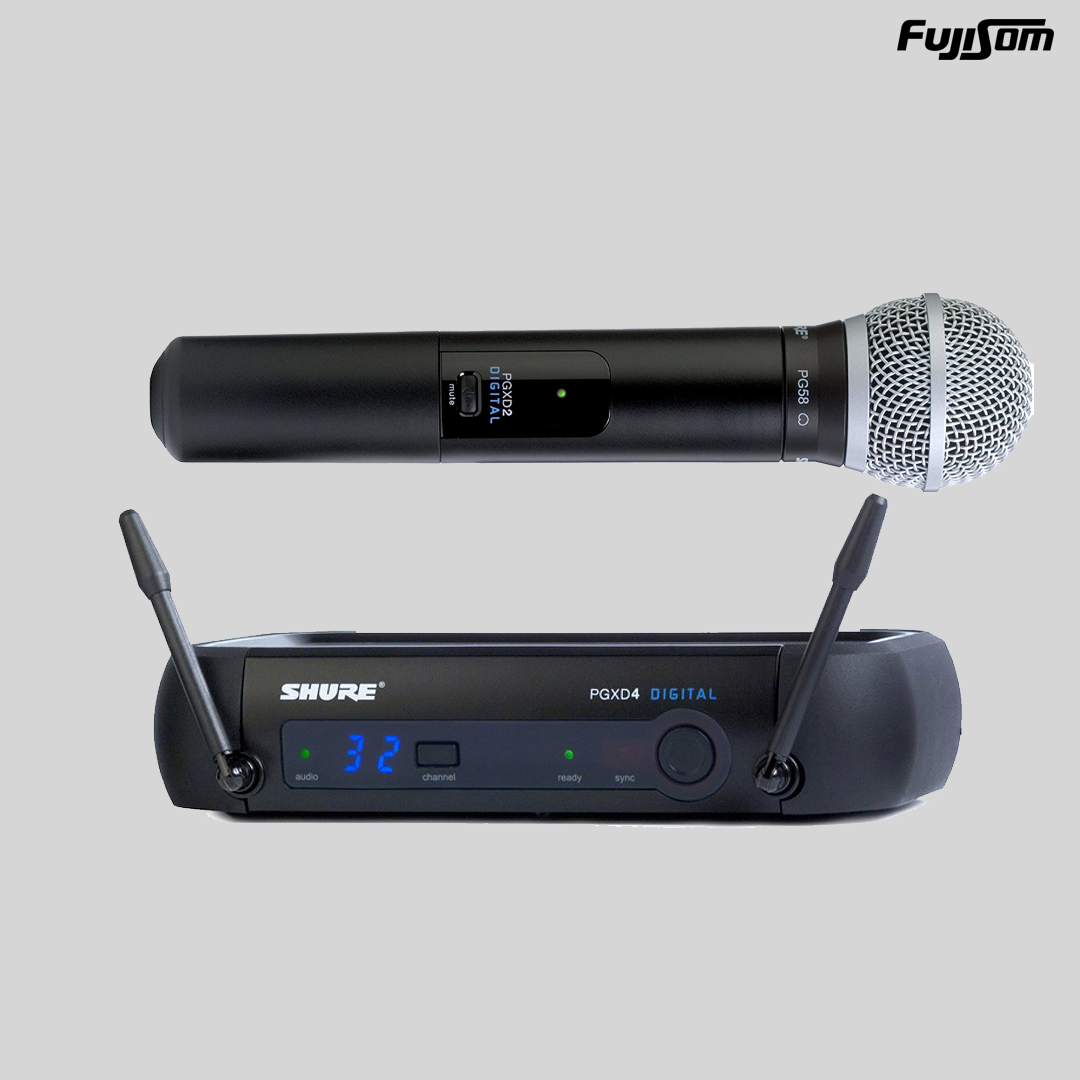 Microfone Shure Sem Fio Pgxd Beta Digital Fujisom