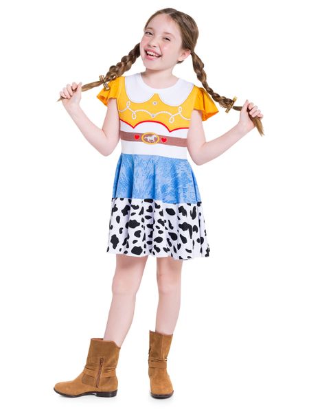CAMISOLA INFANTIL DE MANGA CURTA DA JESSI TOY STORY ALGODÃO