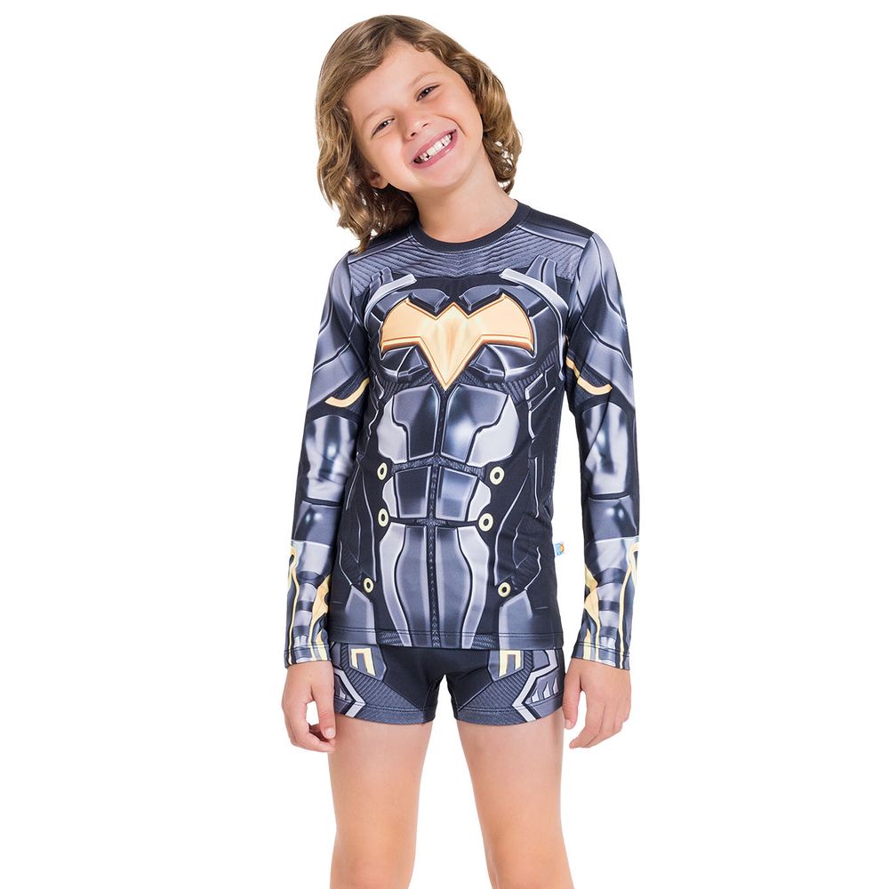BLUSA PROTEÇÃO UV50 DO BATMAM