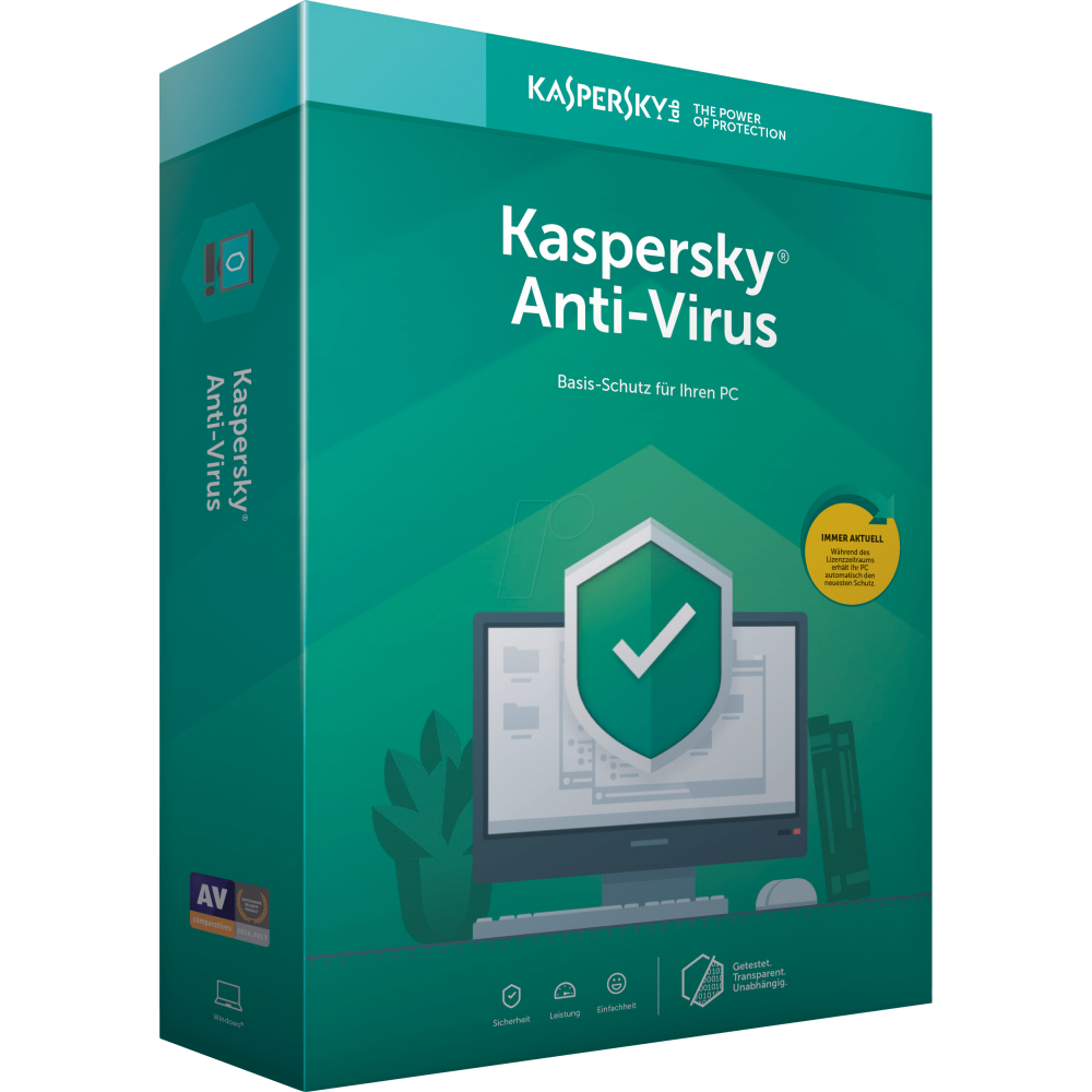Kaspersky Antivírus 2020, Download, Full Version, 1 Year