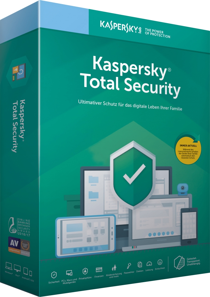 Kaspersky Total Security 2020, 5 Devices, 2 Years Full Version 