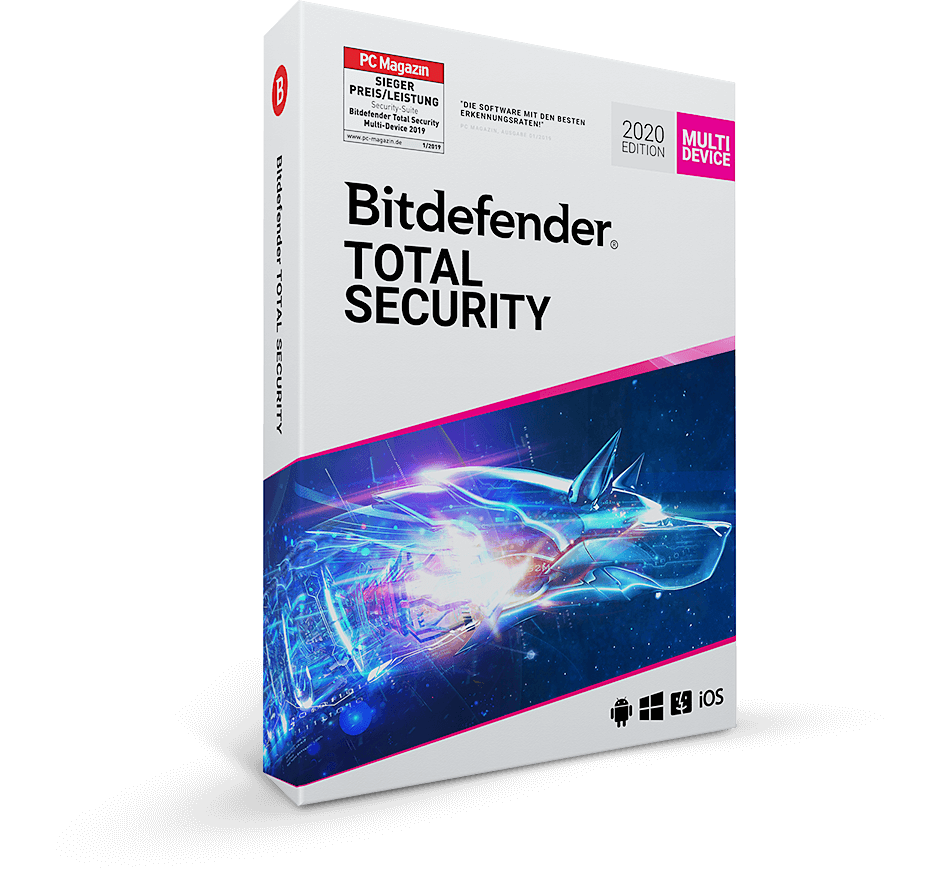 Bitdefender Total Security 2020 Full Version, Multi Device