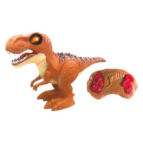 Jurassic Fun Dinossauro Rex R/c Com Luz E Som - Multikids