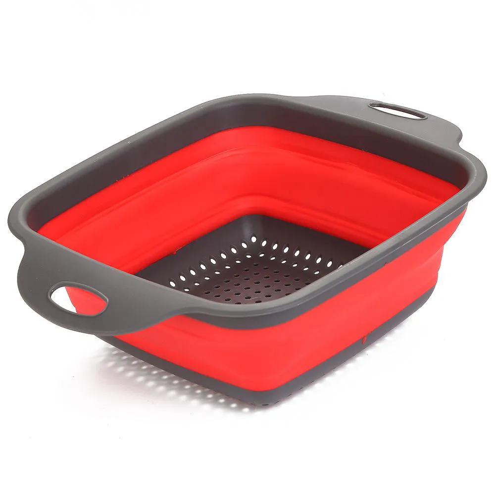 Escorredor Retrátil Silicone Verdura Massas Macarrão Vapor