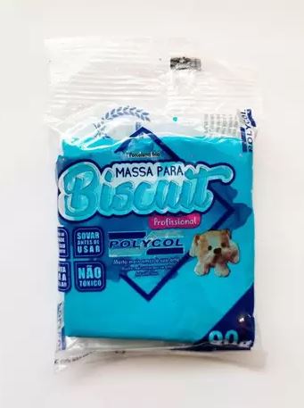 Massa para biscuit profissional 90gr tiffany - Polycol