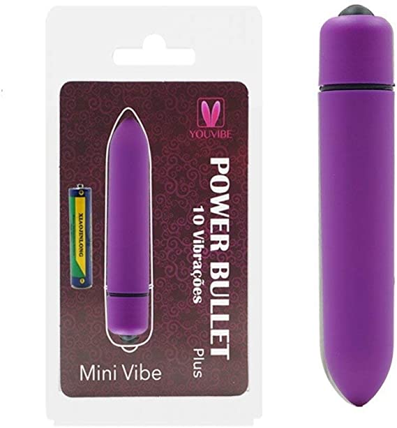CÁPULA VIBRATÓRIA BULLET 10 VIBRAÇÕES A PILHA