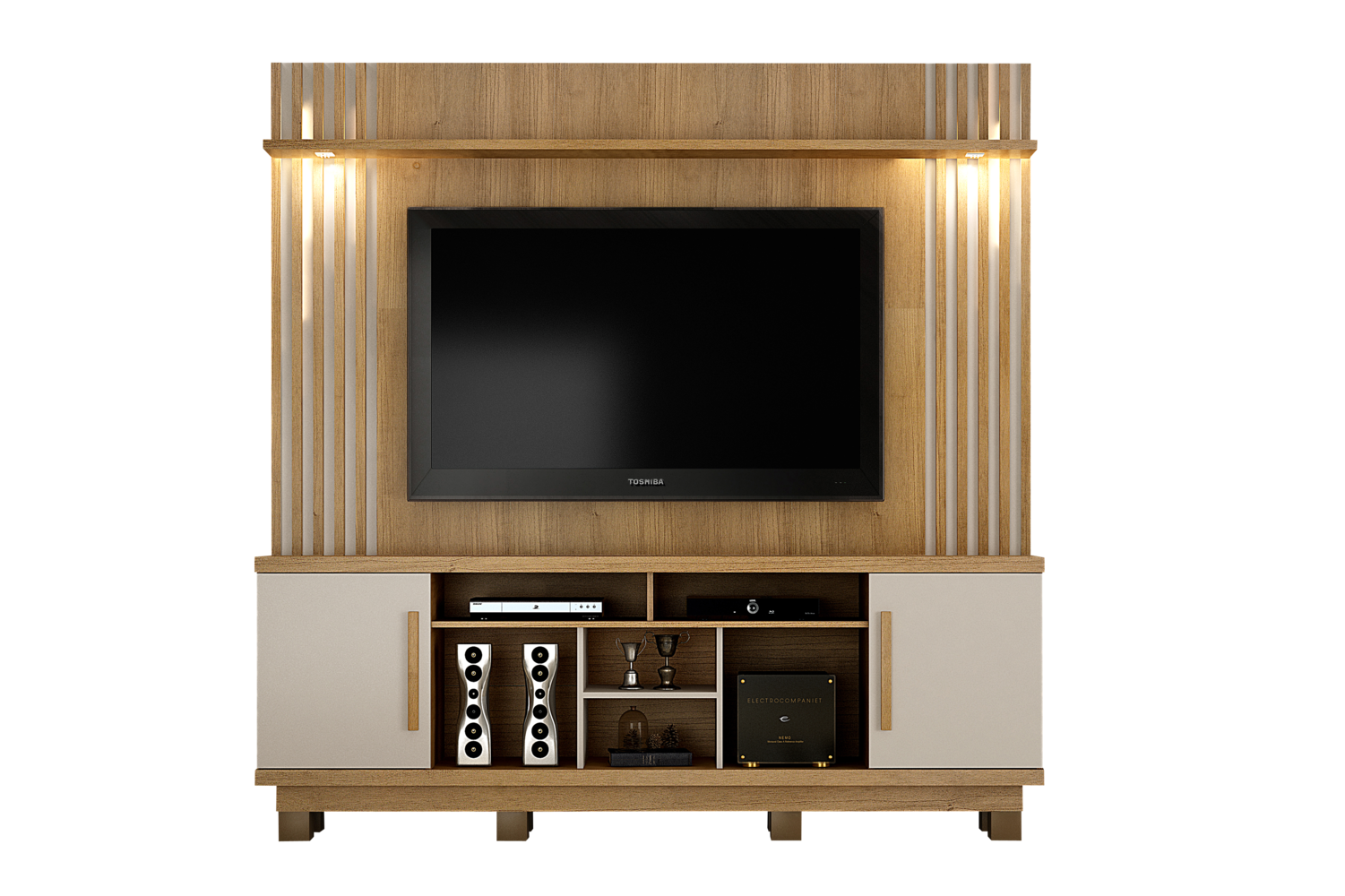 Home Theater Plenus para TV ate 60 Polegadas Valdemoveis