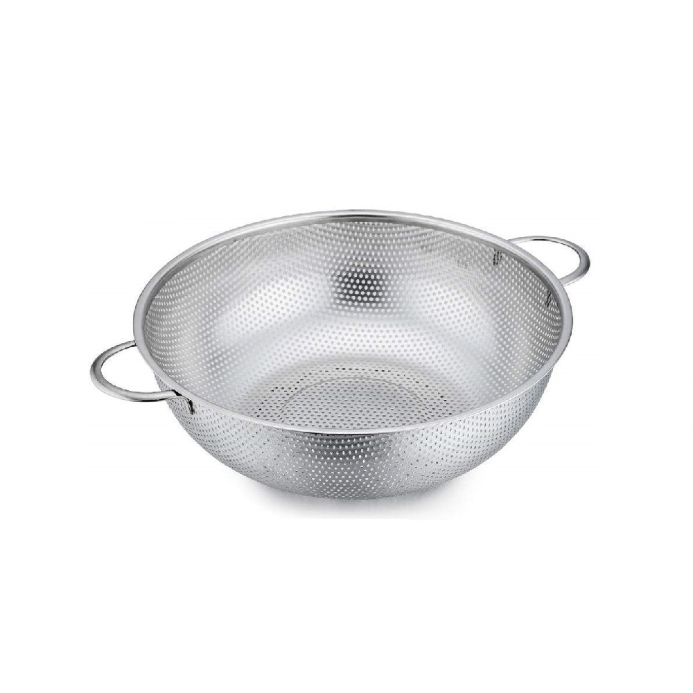 Escorredor de Alimentos, Macarrão, Massas, Arroz, Verduras - Inox