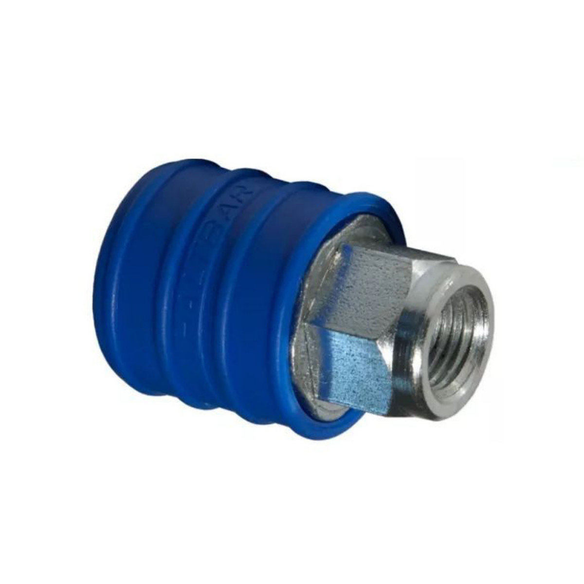 Engate Rápido De Ar Pneumatico Compressor 1/4 Pol. Fêmea Haltbar Azul