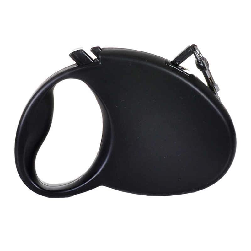Guia Retrátil Meu Pet C/ Trava de Segurança 3M p/ Cães & Gatos Preto