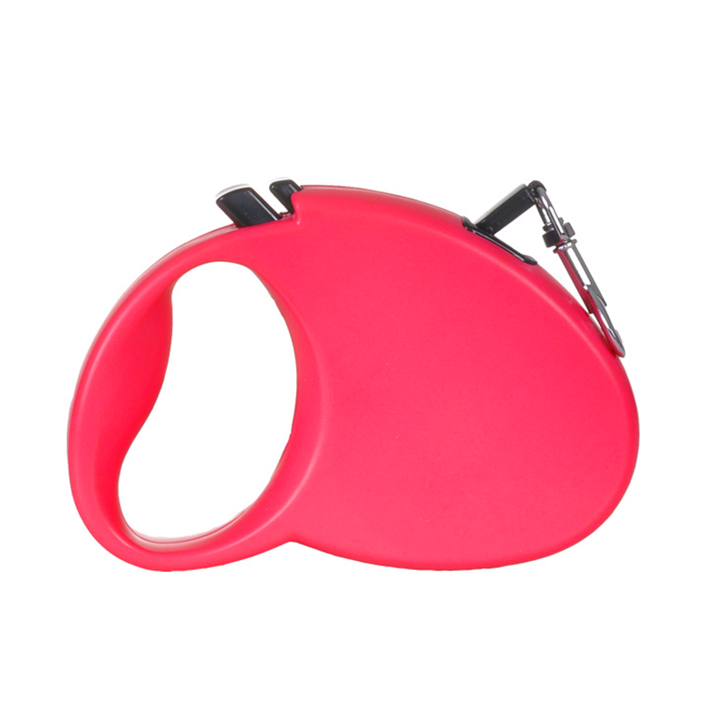 Guia Retrátil Meu Pet C/ Trava de Segurança 3M p/ Cães & Gatos Vermelho