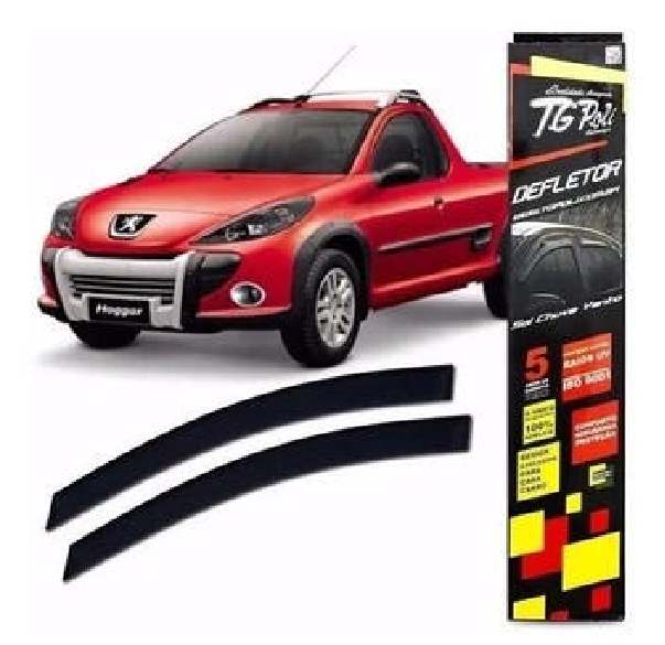 CALHA CHUVA PEUGEOT 207 HOGGAR PICK-UP 10/14 2 PORTAS TGPOLI