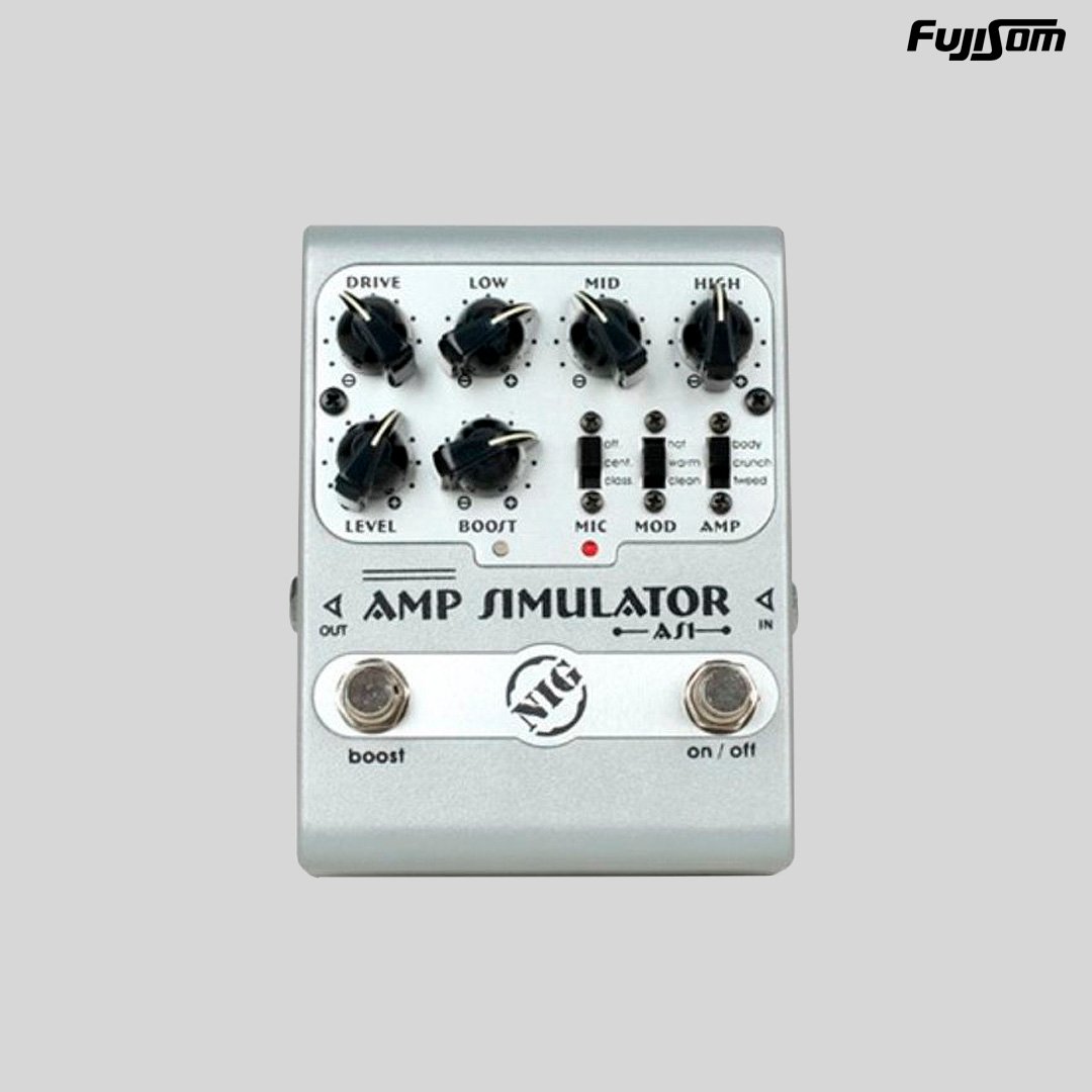 PEDAL NIG P/ GUITARRA AS1 AMP SIMULATOR