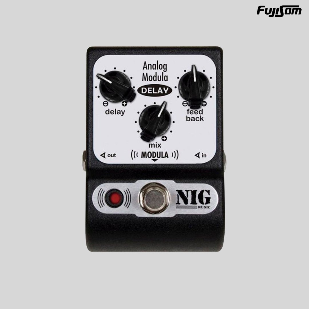 PEDAL NIG P/ GUITARRA PADM ANALOGIC DELAY+MODULATION