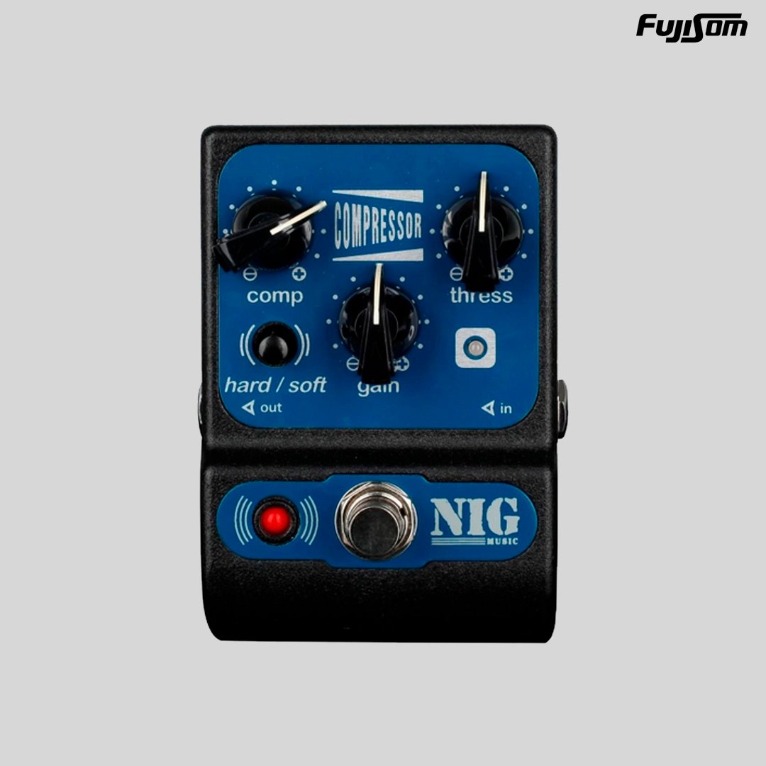 PEDAL NIG P/ GUITARRA PCM COMPRESSOR