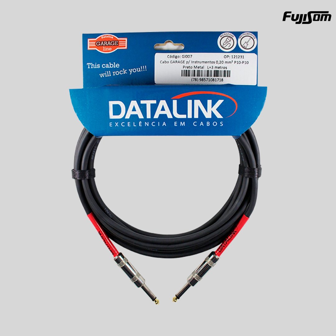 CABO DATALINK P/ INSTRUMENTOS 0.20MM 3MT P10/P10 