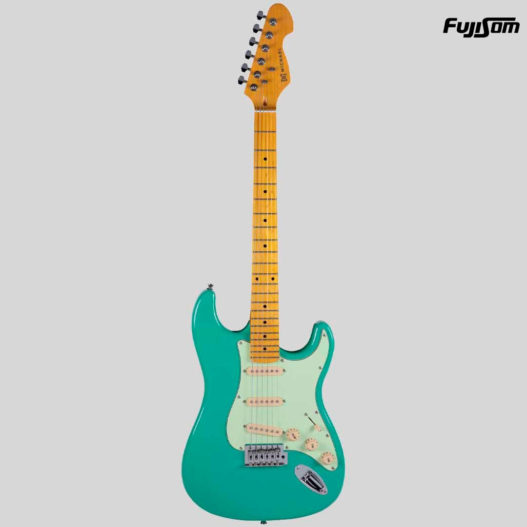 GUITARRA MICHAEL STONEHENGE STRATO GM222N LG VERDE CLARO