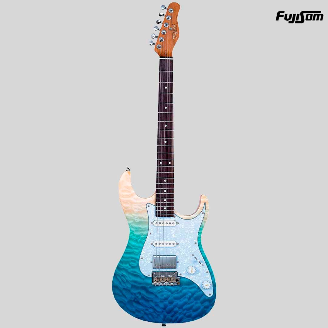 GUITARRA TAGIMA SUPERSTRATO STELLA DW TRANS BLUE FADED