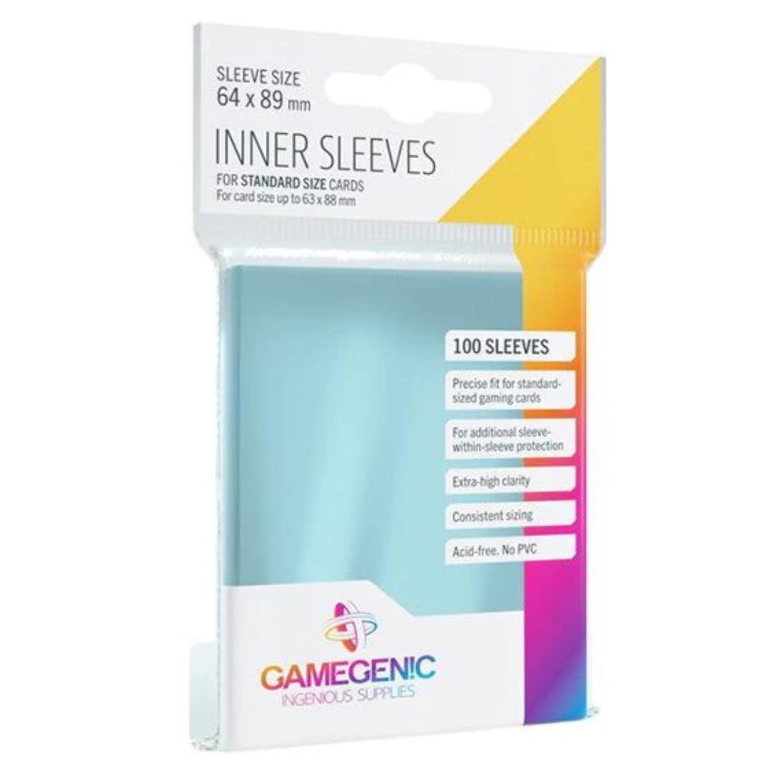 SLEEVES GAMEGENIC INNER- 64 X 89MM