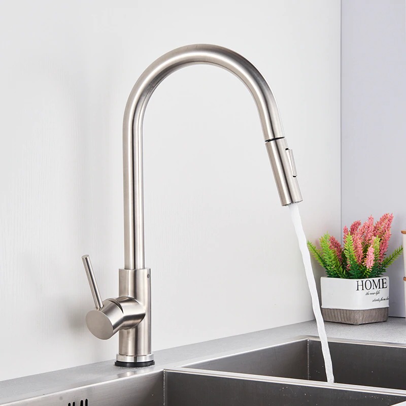 Torneira Provençal Slim Níquel Polido Monocomando Manual de Mesa