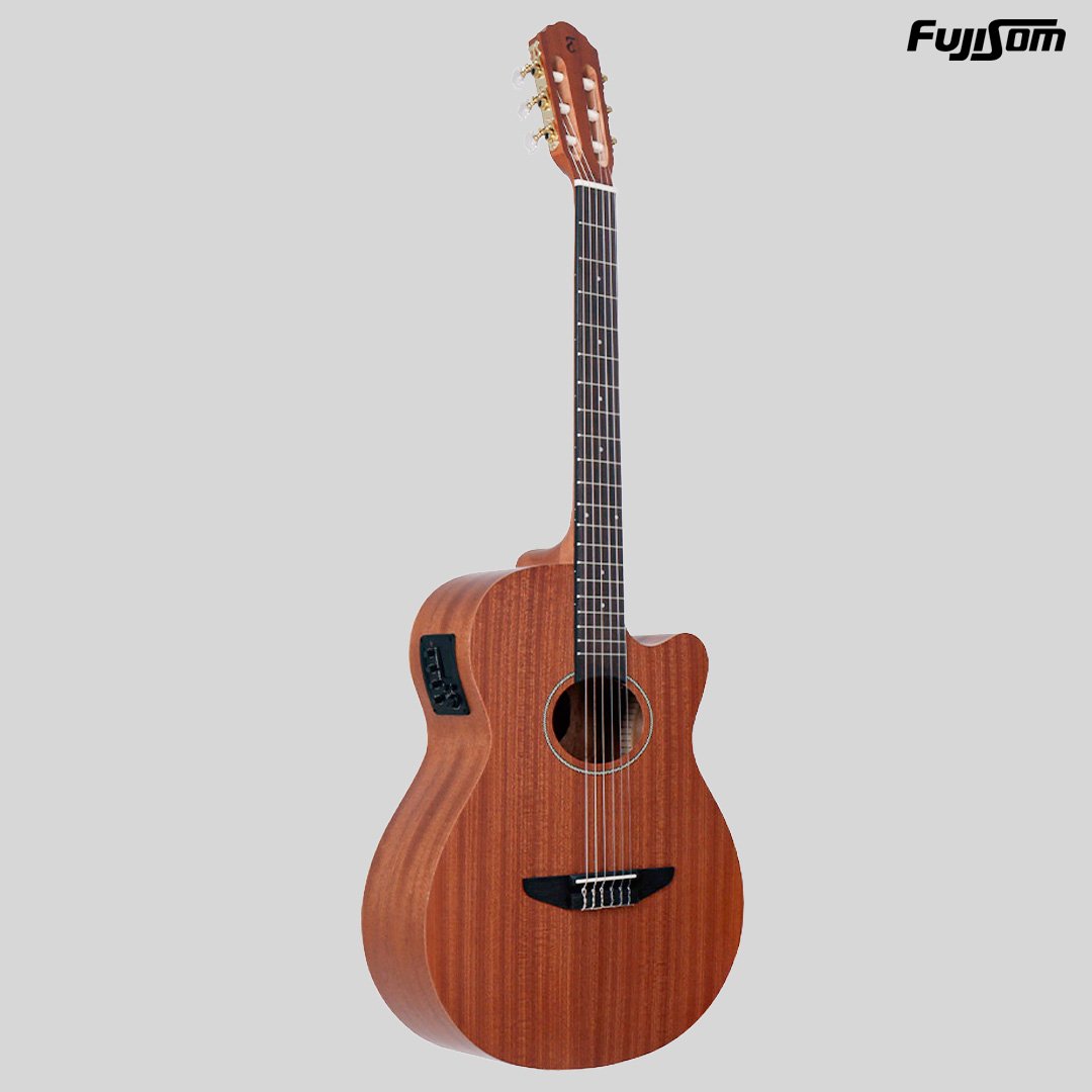 VIOLÃO TAGIMA VEGAS NYLON MAHOGANY CTW EQ-5 ATIVO