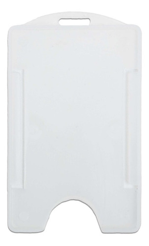 Porta crachá transparente com cordão - vertical
