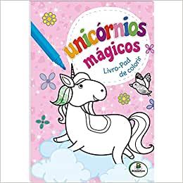 Unicórnios Mágicos: Livro-pad de Colorir - Rosa