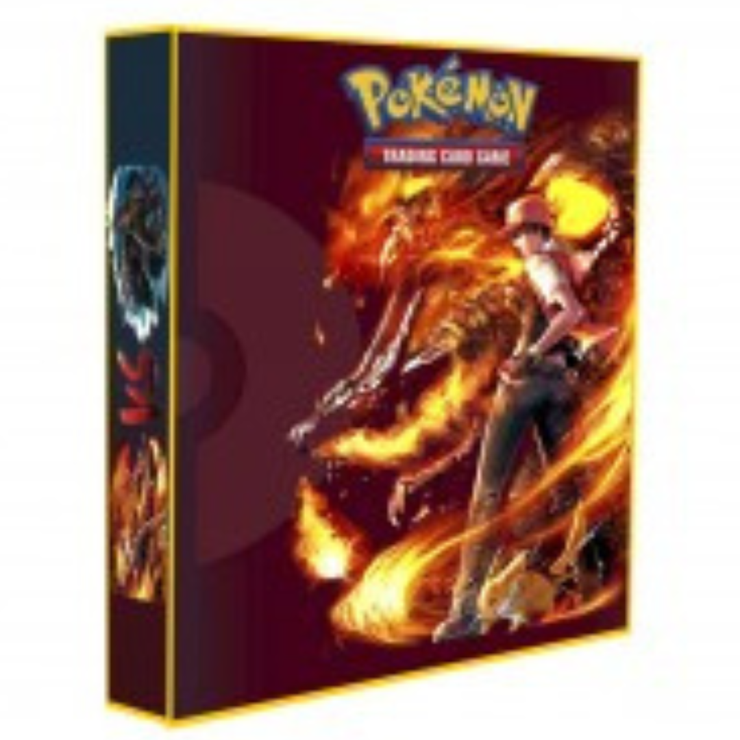 FICHÁRIO POKEMON CHARIZARD VS BLASTOISE (9 BOLSOS)