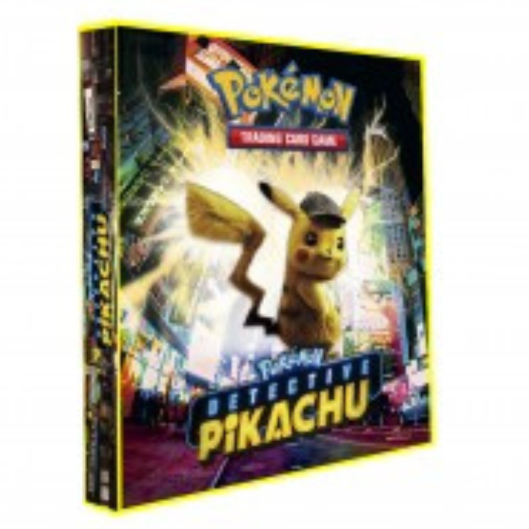 FICHÁRIO POKEMON PIKACHU DETETIVE (9 BOLSOS)