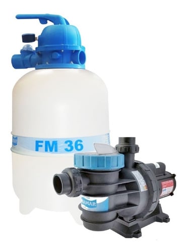 Kit Filtro Fm-36 Com Bomba Bm 33 1/3 - Sodramar