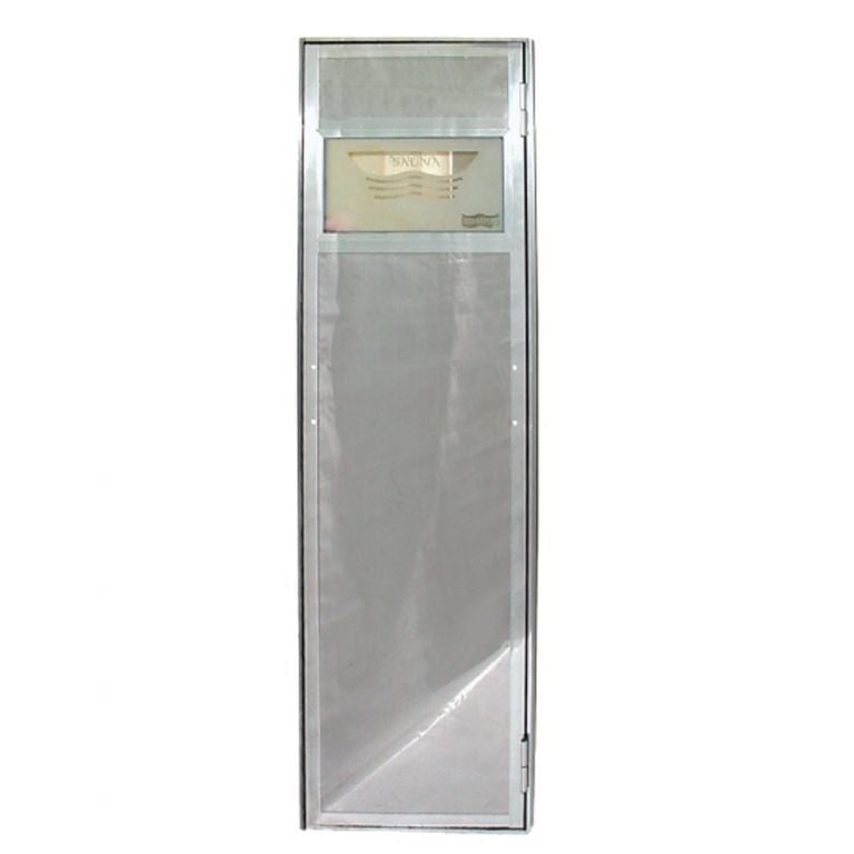 Porta Para Sauna Vapor Aço Inox