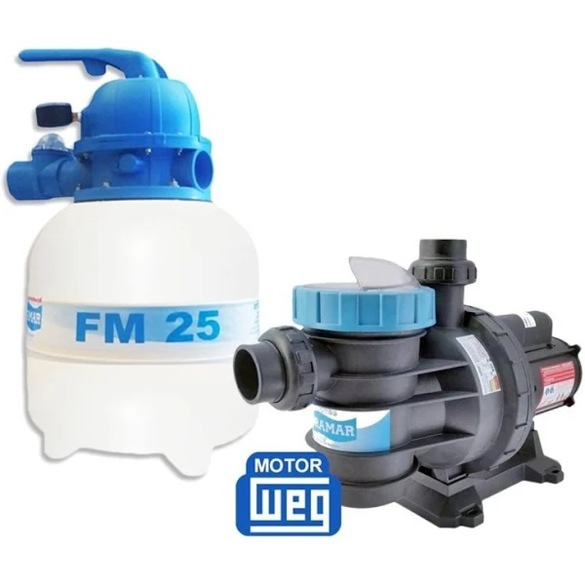 Kit Filtro Fm-25 Com Bomba Bm 25 1/4 - Sodramar