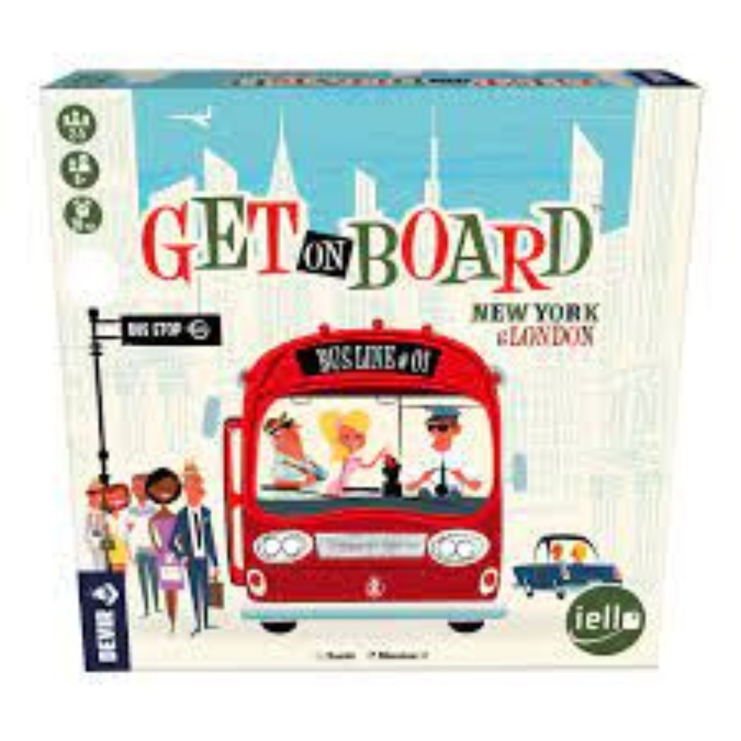 GET ON BOARD NEW YORK AND LONDON JOGO DE TABULEIRO