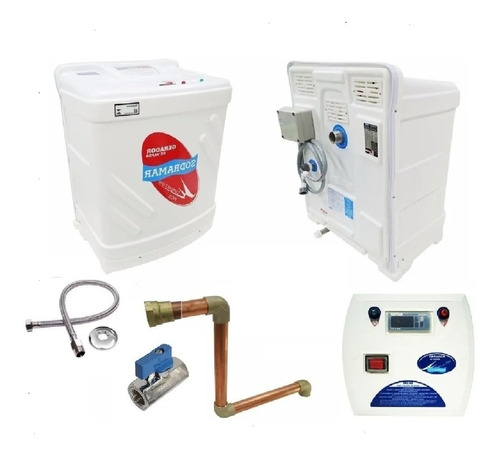 Sauna Vapor Compact 12kw Bif,quadro Digital, Kit Instalação