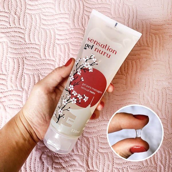 GEL PARA MASSAGEM SENSUAL SENSATION NURU - 220ML