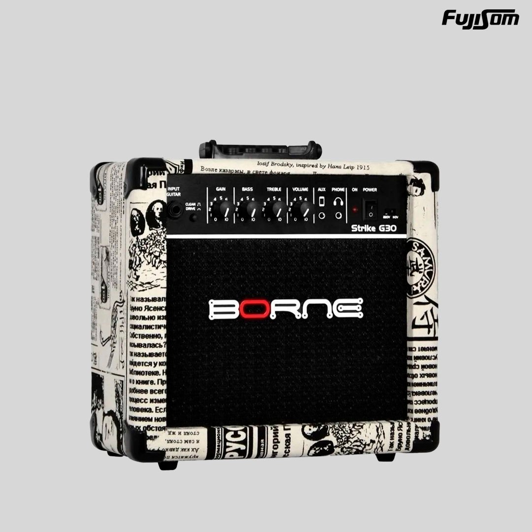 CUBO BORNE PARA GUITARRA STRIKE G-30 JORNAL 15W