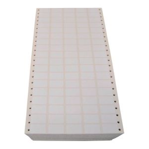 Cartela etiqueta adesiva 5 carreiras 26x15mm com 90 etiquetas 1un