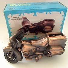 Apontador de metal colecionável motorcycle #9629