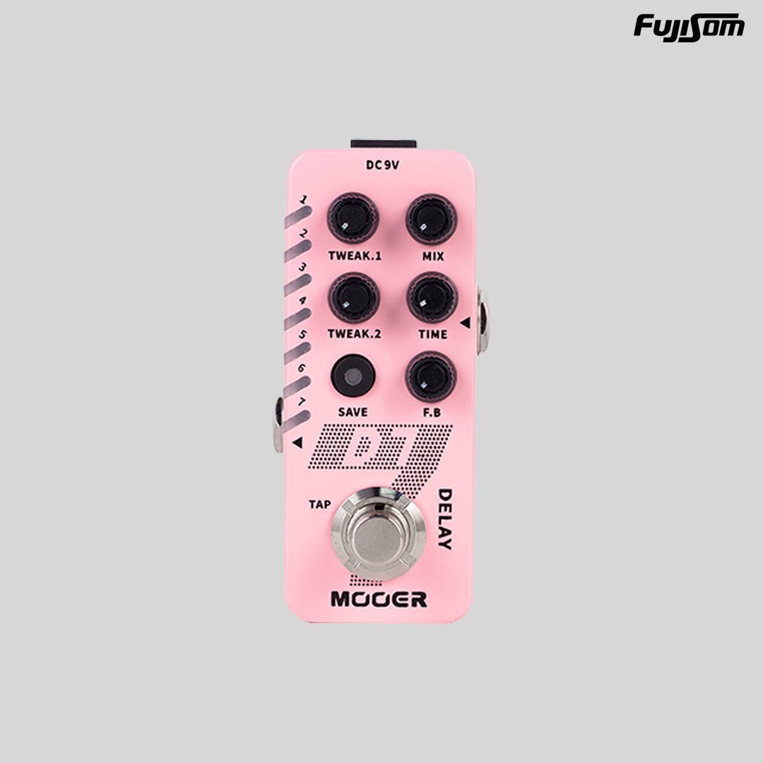 PEDAL MOOER PARA GUITARRA DELAY D-7