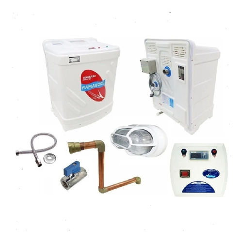 Sauna Vapor 6kw, Quadro Digital, Luminária, Kit Instalação