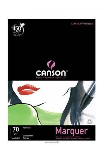 Bloco papel A4 210x297mm 70g 50 fls marker
