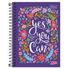 Caderno capa dura espiral D+ 140x200mm 96 fls 56g sortido