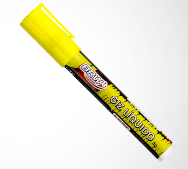 Giz líquido marcador multiuso Evoke amarelo