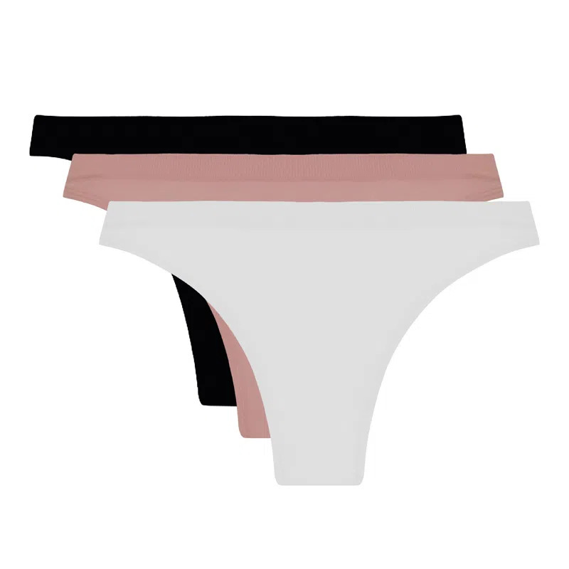 KIT COM 3 CALCINHA TANGA TANGA POLIAMIDA