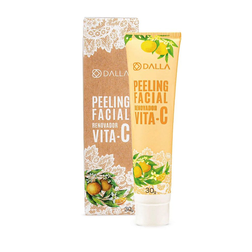 Peeling Facial Renovador Vita C 30g - Dalla Makeup
