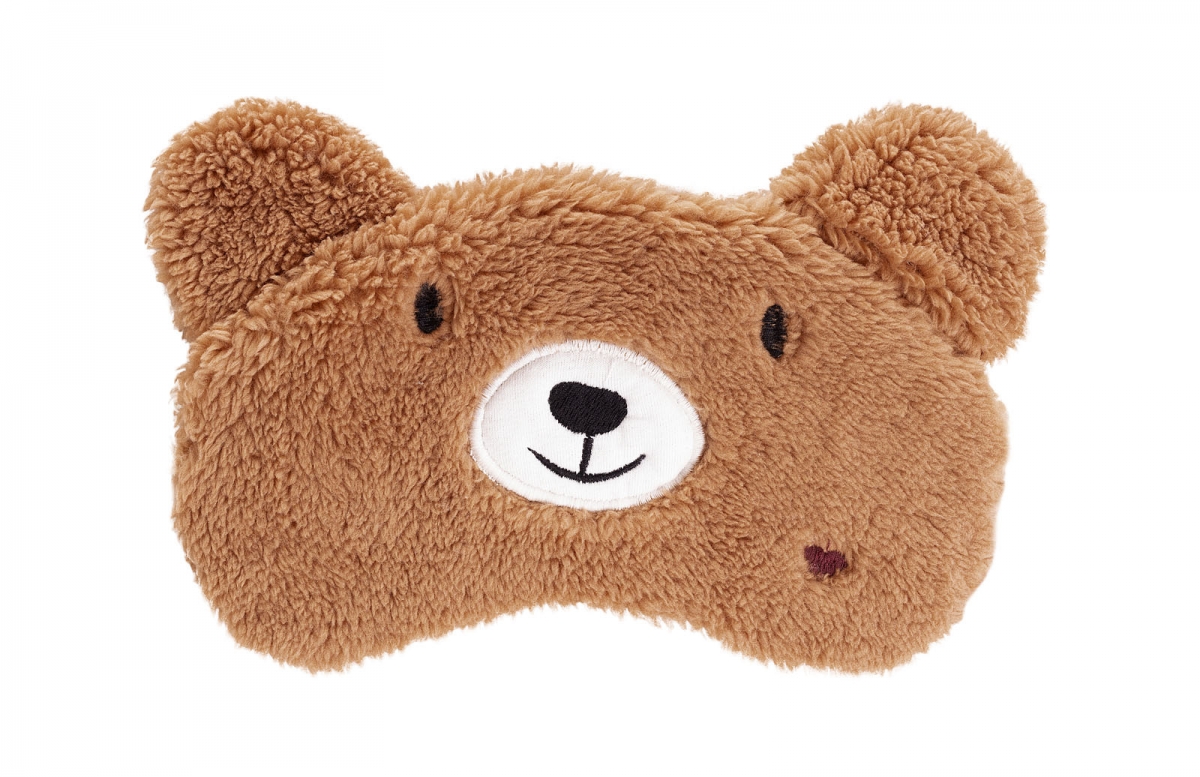 TAPA OLHO INFANTIL COR COM AMOR PELINHO URSINHO MARROM