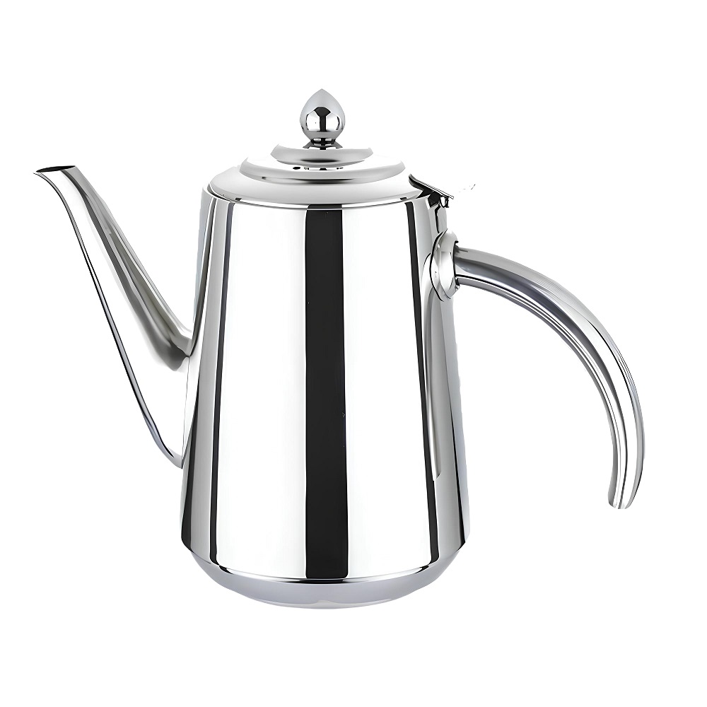 Bule p/ Fogão de Indução em Inox, Ideal para Chá/Café - 1,5Lts Anti-oxidação com Filtro Interno