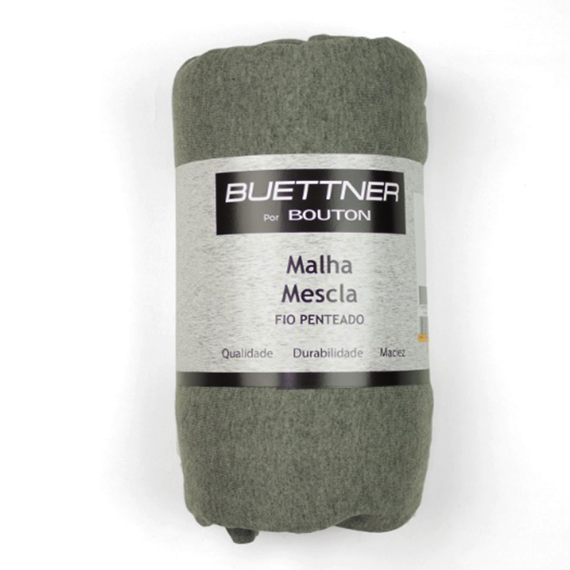 Lençol Com Elástico Buettner Solteiro Malha Mescla 88mx188mx25cm Bege